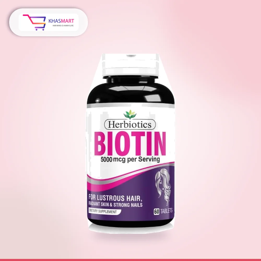 Herbiotics Biotin 5000mcg Tablet