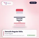 Zansulin Regular 100IU injection