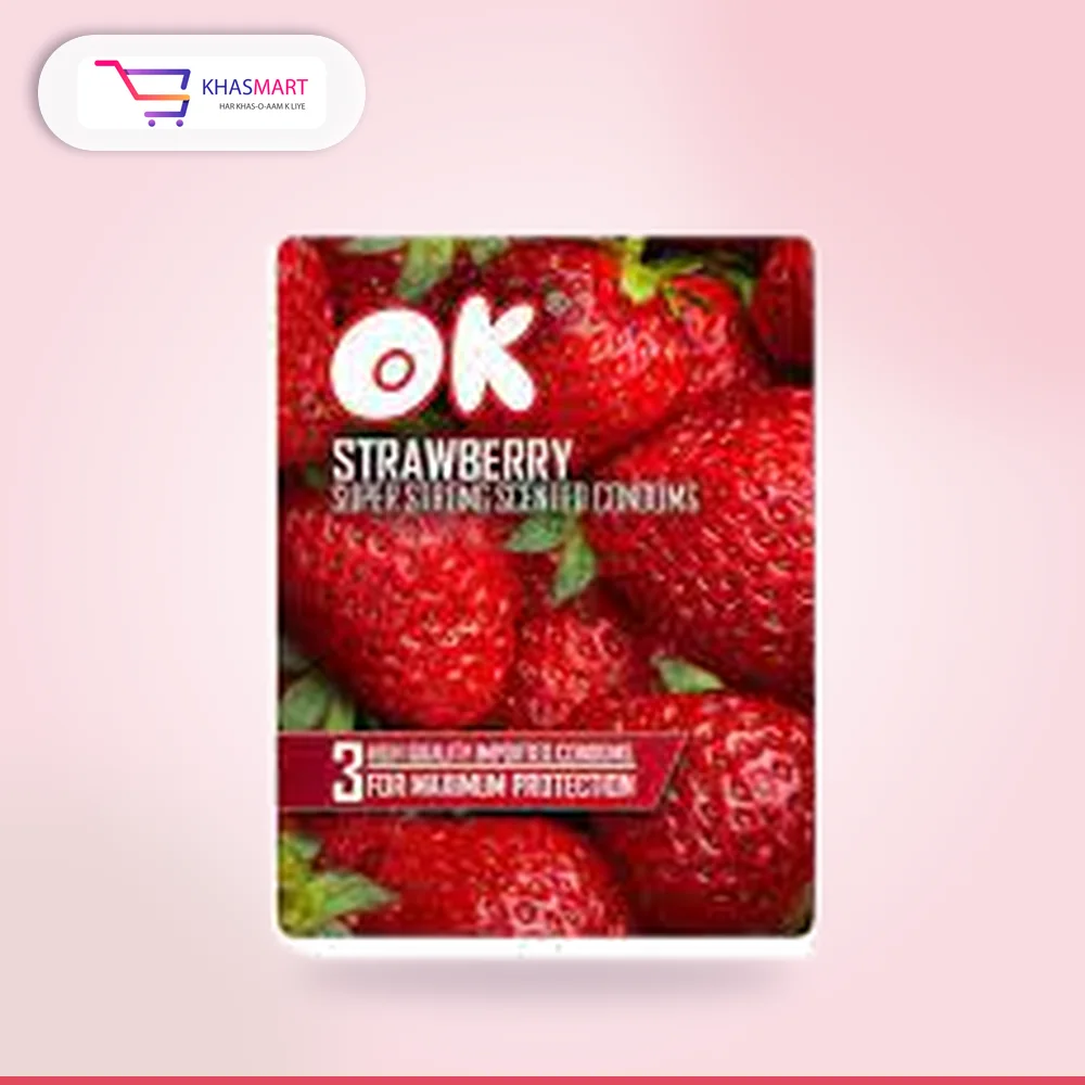 Ok Strawberry Condoms