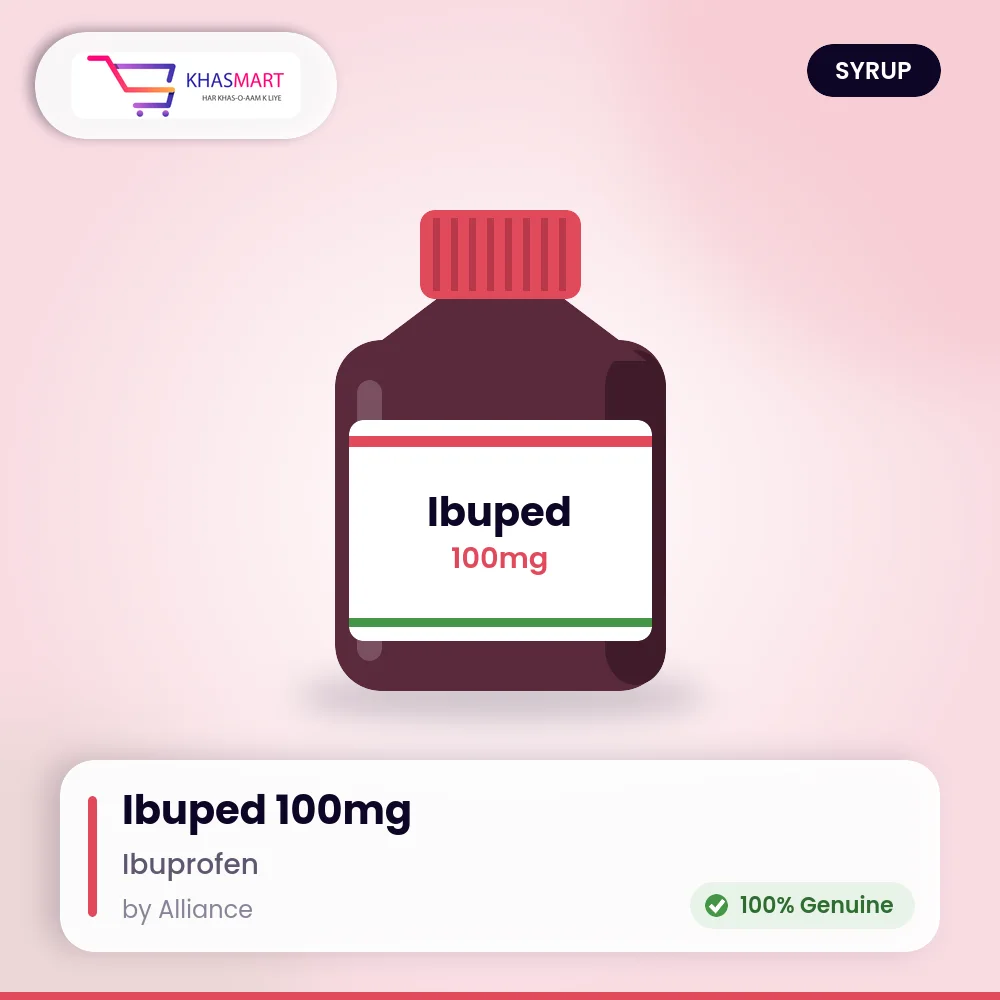 Ibuped 100mg suspension (90ml)