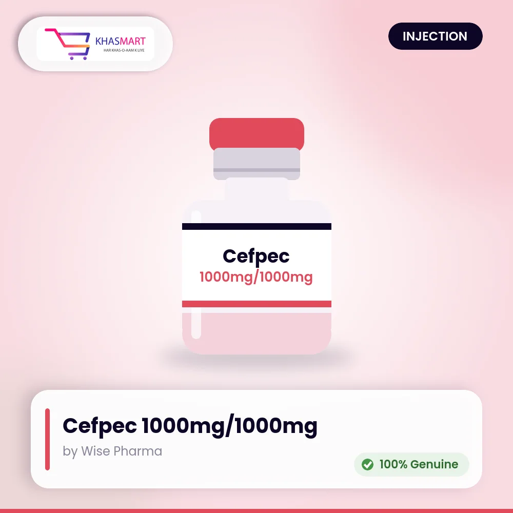 Cefpec 1000mg / 1000mg injection