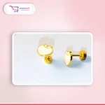screw back stainless Rainbow ear studs