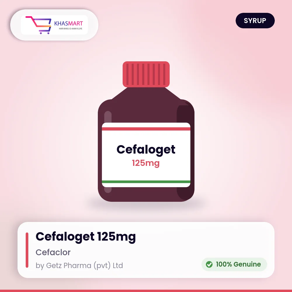 Cefaloget 125mg Suspension